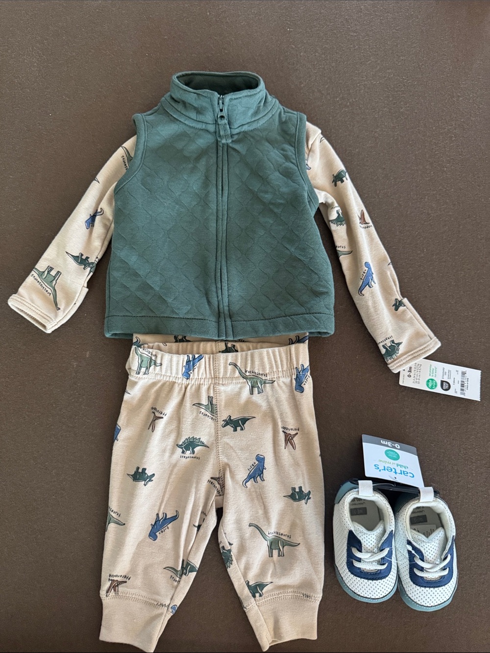 Carter’s 3 piece outfit and shoes BUNDLE